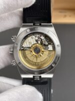 Vacheron Constantin Overseas Chronograph – Top-Tier Replica (Swiss Movement, Steel-Tone Dial, Rubber Strap) - Image 5