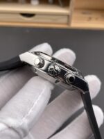 Vacheron Constantin Overseas Chronograph – Top-Tier Replica (Swiss Movement, Steel-Tone Dial, Rubber Strap) - Image 6