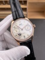 IWC Portugieser Series Top-Tier Replica (Swiss 1:1 Mirror-Grade) Watch — White Dial, Rose Gold Case - Image 3