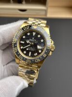 Rolex GMT Masters II Super Clone 126718GRNR Yellow Gold Tiger Iron Dial Swiss Replica Watch - Image 3