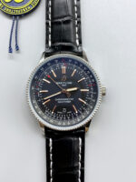 Breitling Navitimer 1 Automatic Replica Watch — Black Dial, Stainless Steel Bracelet - Image 2