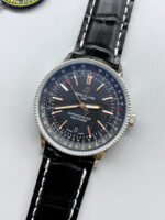 Breitling Navitimer 1 Automatic Replica Watch — Black Dial, Stainless Steel Bracelet - Image 3