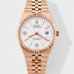 Rolex Land-Dweller 127335 Steel Honeycomb Rose Gold 40MM Swiss Replica Watch