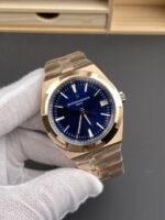 Vacheron Constantin Overseas Rose Gold 1:1 Mirror Replica Watch Blue Dial - Image 4
