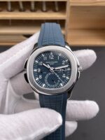 Patek Philippe Super Clone Aquanaut 5164 Opaline Blue Stainles Steel Swiss Watch - Image 3