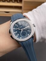 Patek Philippe Super Clone Aquanaut 5164 Opaline Blue Stainles Steel Swiss Watch - Image 10