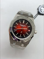 Audemars Piguet Super Clone Royal Oak Extra Thin Watch in Red Dial - Image 2