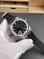 Royal Oak 15510 41mm Black Dial Super Clone Watch - Image 5