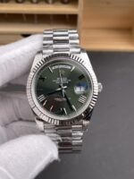 Rolex Day Date Super Clone Green Dial 40MM 188 Grams Swiss Replica watch - Image 2