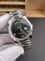 Rolex Day Date Super Clone Green Dial 40MM 188 Grams Swiss Replica watch - Image 4