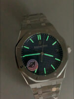 Royal Oak 15510 Blue Dial FREE SPRUNG MVMNT Super Clone Watch - Image 11