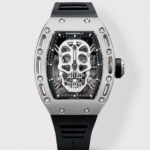 Richard Mille RM052 Skull Genuine Tourbillon Edition Watch in Titanium Casing