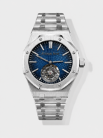 Audemars Piguet Super Clone Royal Oak Flying Tourbillon 41mm Blue Dial Watch