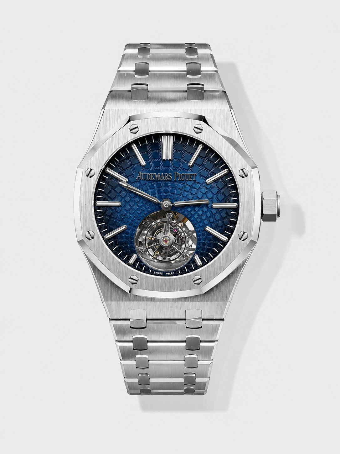 GW-6CC320D1 product image Audemars Piguet Super Clone Royal Oak Flying Tourbillon 41mm Blue Dial Watch - Image 1