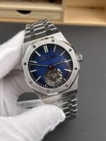 Audemars Piguet Super Clone Royal Oak Flying Tourbillon 41mm Blue Dial Watch - Image 4