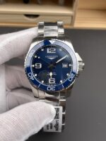 Longines HydroConquest 1:1 Mirror Swiss Replica Watch in Blue Dial Steel Strap