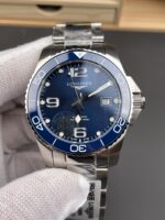 Longines HydroConquest 1:1 Mirror Swiss Replica Watch in Blue Dial Steel Strap - Image 2
