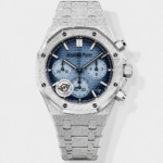 Audemars Piguet Super Clone oyal Oak Chronograph 26240BC Frosted Blue Dial Watch