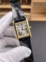 Tank Must Cartier Super Clone Edition 33.7 Watch in Yellow Gold Casing - Image 4
