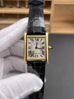 Tank Must Cartier Super Clone Edition 33.7 Watch in Yellow Gold Casing - Image 3