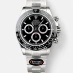 Rolex Cosmograph Daytona 116500LN Black Dial Original Cal.4130 Movement – Ultimate 904L Steel Watch