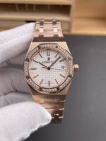 Audemars Piguet Royal Oak Swiss Automatic 34MM Swiss Watch in Rose Gold Casing – 1:1 Mirror Replica Edition - Image 3