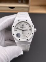 Audemars Piguet Royal Oak 15500 White Ceramic Super Clone Replica Watch - Image 3