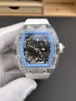 Richard Mille RM35-01 Rafael Nadal Transparent Sapphires Casing with Genuine Tourbillon Super Clone Watch - Image 3