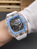 Richard Mille RM35-01 Rafael Nadal Transparent Sapphires Casing with Genuine Tourbillon Super Clone Watch - Image 10