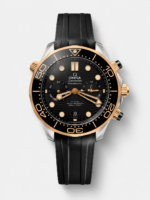 Omega Seamaster Co-Axial Master Chronograph Two Tone Black Dial 44MM 1:1 Mirror Replica