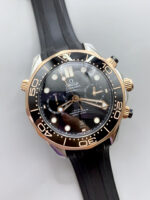Omega Seamaster Co-Axial Master Chronograph Two Tone Black Dial 44MM 1:1 Mirror Replica - Image 4