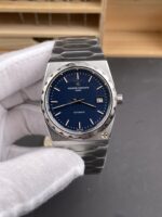 Vacheron Constantin Historiques 222 Super Clone 37MM Steel Casing Watch in Blue Dial - Image 2