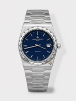 Vacheron Constantin Historiques 222 Super Clone 37MM Steel Casing Watch in Blue Dial