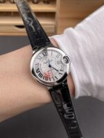 Ballon De Cartier Swiss Automatic 1:1 Mirror Quality 33MM in White Dial - Image 10