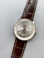 Breitling Navitimer 01 GMT Silver Dial Swiss Replica Watch - Image 4