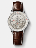Breitling Navitimer 01 GMT Silver Dial Swiss Replica Watch