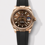 Rolex Sky-Dweller REF# M336235 Brown Dial Rose Gold Watch in 904L Steel Case 1:1 Mirror Replica