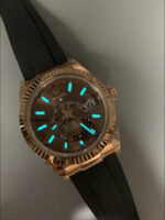 Rolex Sky-Dweller REF# M336235 Brown Dial Rose Gold Watch in 904L Steel Case 1:1 Mirror Replica - Image 12