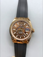 Rolex Sky-Dweller REF# M336235 Brown Dial Rose Gold Watch in 904L Steel Case 1:1 Mirror Replica - Image 2