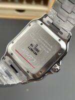 Cartier Santos De Cartier 904L Steel White Dial Super Clone Replica 40MM Watch - Image 5