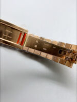 Rolex Day Date Super Clone Rose Gold Blue Dial Crystal Numerals Watch 36MM – 1:1 Mirror Quality - Image 10