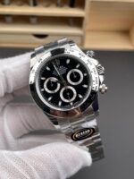 Rolex Cosmograph Daytona 116520 Black Dial Original Cal.4130 Movement – Ultimate 904L Steel Watch - Image 2