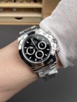 Rolex Cosmograph Daytona 116520 Black Dial Original Cal.4130 Movement – Ultimate 904L Steel Watch - Image 9