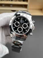 Rolex Cosmograph Daytona 116520 Black Dial Original Cal.4130 Movement – Ultimate 904L Steel Watch - Image 3