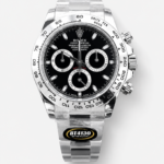 Rolex Cosmograph Daytona 116520 Black Dial Original Cal.4130 Movement – Ultimate 904L Steel Watch
