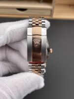 Rolex Super Clone Datejust ETA 3235 Movement 41MM Two Tone Rose Gold Plating Roman Dial Watch - Image 10