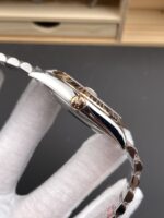 Rolex Super Clone Datejust ETA 3235 Movement 41MM Two Tone Rose Gold Plating Roman Dial Watch - Image 7