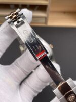 Rolex Super Clone Datejust ETA 3235 Movement 41MM Two Tone Rose Gold Plating Roman Dial Watch - Image 9