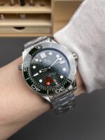 Omega Seamaster 300M Master Chronometer Green Swiss 904L Steel 1:1 Mirror Replica Watch - Image 10
