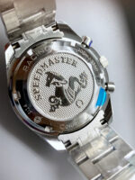 Omega Speedmaster Racing 904L Steel Chronograph 1:1 Mirror Replica in White Dial - Image 6